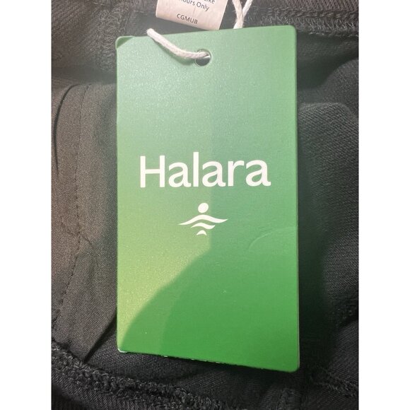 Halara Flex High Waisted Casual Boyfriend Jeans Large Black Straight Leg Pockets - Picture 9 of 10